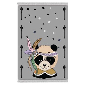 فرشینه دفه از جنس پارچه شانل ترک طرح فانتزی کد 13