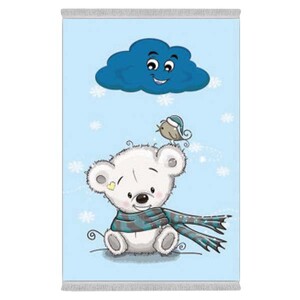 فرشینه دفه از جنس پارچه شانل ترک طرح فانتزی کد 35