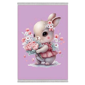 فرشینه دفه از جنس پارچه شانل ترک طرح فانتزی کد 36