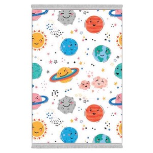 فرشینه دفه از جنس پارچه شانل ترک طرح فانتزی کد 72