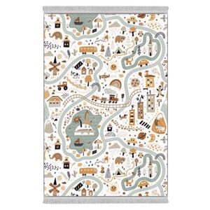 فرشینه دفه از جنس پارچه شانل ترک طرح فانتزی کد 95