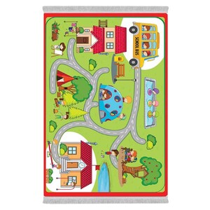 فرشینه دفه از جنس پارچه شانل ترک طرح فانتزی کد 122