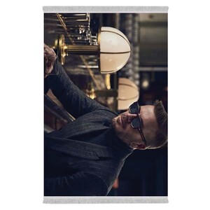 فرشینه دفه از جنس پارچه شانل ترک طرح فانتزی کد 124