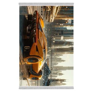 فرشینه دفه از جنس پارچه شانل ترک طرح فانتزی کد 128