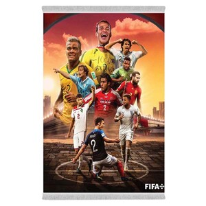 فرشینه دفه از جنس پارچه شانل ترک طرح فانتزی کد 181