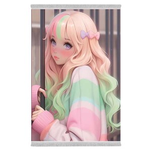 فرشینه دفه از جنس پارچه شانل ترک طرح فانتزی کد 206