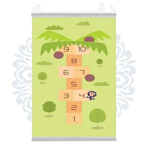 فرشینه دفه از جنس پارچه شانل ترک طرح فانتزی کد 244