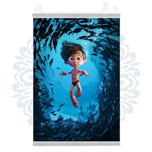 فرشینه دفه از جنس پارچه شانل ترک طرح فانتزی کد 246