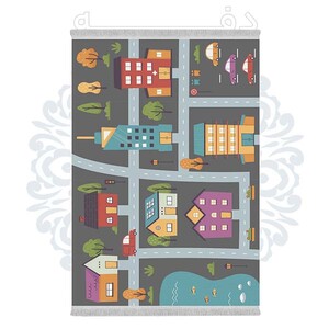 فرشینه دفه از جنس پارچه شانل ترک طرح فانتزی کد 266