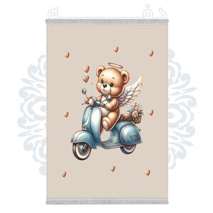 فرشینه دفه از جنس پارچه شانل ترک طرح فانتزی کد 287