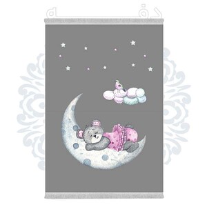 فرشینه دفه از جنس پارچه شانل ترک طرح فانتزی کد 296