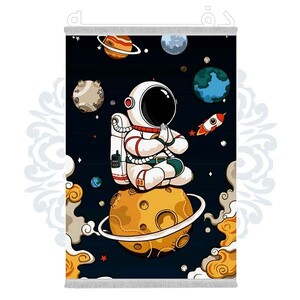 فرشینه دفه از جنس پارچه شانل ترک طرح فانتزی کد 319