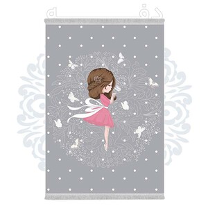 فرشینه دفه از جنس پارچه شانل ترک طرح فانتزی کد 324