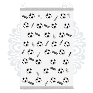 فرشینه دفه از جنس پارچه شانل ترک طرح فانتزی کد 328