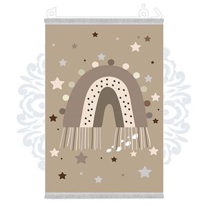 فرشینه دفه از جنس پارچه شانل ترک طرح فانتزی کد 350