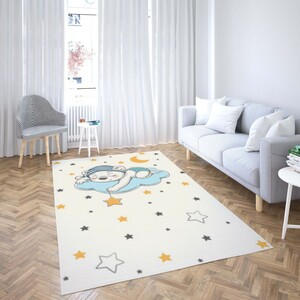 روفرشی کشدار طرح فانتزی مناسب اتاق کودک برند دفه کد TH 18