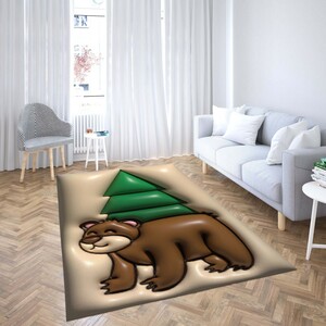 روفرشی کشدار طرح فانتزی مناسب اتاق کودک برند دفه کد TH 19