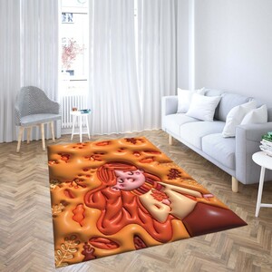 روفرشی کشدار طرح فانتزی مناسب اتاق کودک برند دفه کد TH 61