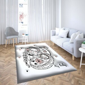 روفرشی کشدار طرح فانتزی مناسب اتاق کودک برند دفه کد TH 69