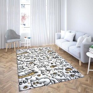 روفرشی کشدار طرح فانتزی مناسب اتاق کودک برند دفه کد TH 90