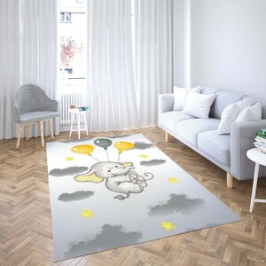 روفرشی کشدار طرح فانتزی مناسب اتاق کودک برند دفه کد TH 115