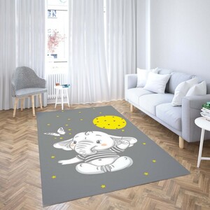 روفرشی کشدار طرح فانتزی مناسب اتاق کودک برند دفه کد TH 120