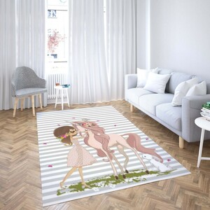 روفرشی کشدار طرح فانتزی مناسب اتاق کودک برند دفه کد TH 123