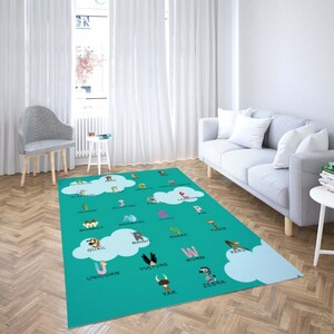 روفرشی کشدار طرح فانتزی مناسب اتاق کودک برند دفه کد TH 152