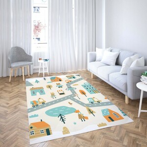 روفرشی کشدار طرح فانتزی مناسب اتاق کودک برند دفه کد TH 176