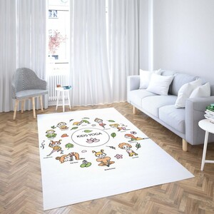 روفرشی کشدار طرح فانتزی مناسب اتاق کودک برند دفه کد TH 185