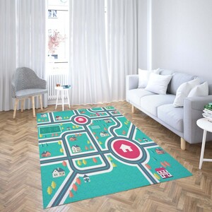 روفرشی کشدار طرح فانتزی مناسب اتاق کودک برند دفه کد TH 191