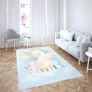 روفرشی کشدار طرح فانتزی مناسب اتاق کودک برند دفه کد TH 305