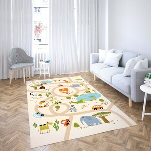 روفرشی کشدار طرح فانتزی مناسب اتاق کودک برند دفه کد TH 327