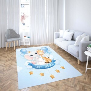 روفرشی کشدار طرح فانتزی مناسب اتاق کودک برند دفه کد TH 343