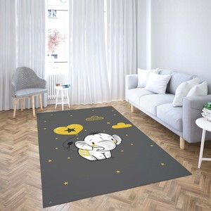 روفرشی کشدار طرح فانتزی مناسب اتاق کودک برند دفه کد TH 344