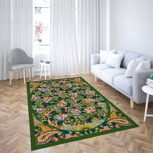 روفرشی کشدار طرح سنتی و مدرن مناسب هال و پذیرایی برند دفه کد TS 25