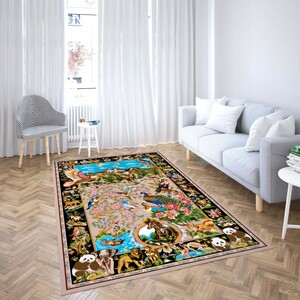 روفرشی کشدار طرح سنتی و مدرن مناسب هال و پذیرایی برند دفه کد TS 34