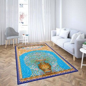 روفرشی کشدار طرح سنتی و مدرن مناسب هال و پذیرایی برند دفه کد TS 91