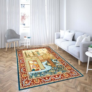 روفرشی کشدار طرح سنتی و مدرن مناسب هال و پذیرایی برند دفه کد TS 93