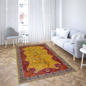 روفرشی کشدار طرح سنتی و مدرن مناسب هال و پذیرایی برند دفه کد TS 99