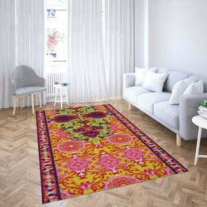 روفرشی کشدار طرح سنتی و مدرن مناسب هال و پذیرایی برند دفه کد TS 327