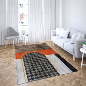 روفرشی کشدار طرح سنتی و مدرن مناسب هال و پذیرایی برند دفه کد TS 389