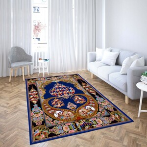 روفرشی کشدار طرح سنتی و مدرن مناسب هال و پذیرایی برند دفه کد TS 423