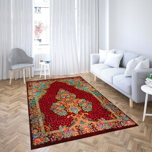 روفرشی کشدار طرح سنتی و مدرن مناسب هال و پذیرایی برند دفه کد TS 441