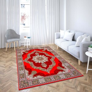 روفرشی کشدار طرح سنتی و مدرن مناسب هال و پذیرایی برند دفه کد TS 453