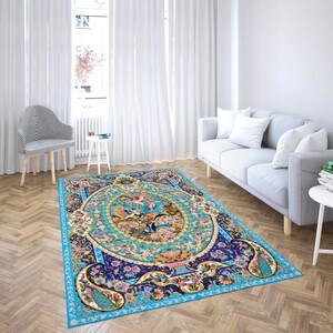 روفرشی کشدار طرح سنتی و مدرن مناسب هال و پذیرایی برند دفه کد TS 454