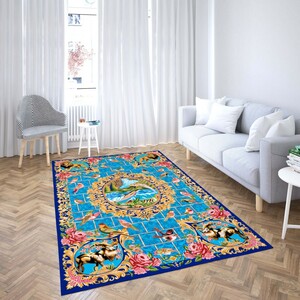 روفرشی کشدار طرح سنتی و مدرن مناسب هال و پذیرایی برند دفه کد TS 457