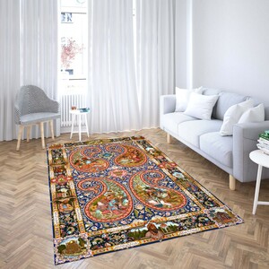 روفرشی کشدار طرح سنتی و مدرن مناسب هال و پذیرایی برند دفه کد TS 482