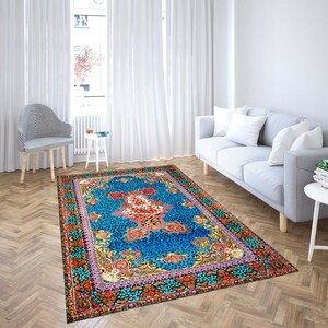 روفرشی کشدار طرح سنتی و مدرن مناسب هال و پذیرایی برند دفه کد TS 490