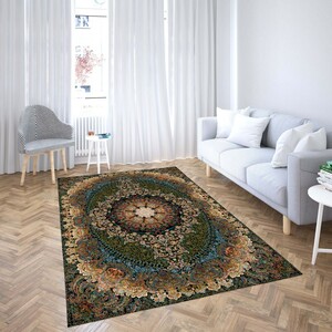 روفرشی کشدار طرح سنتی و مدرن مناسب هال و پذیرایی برند دفه کد TS 493